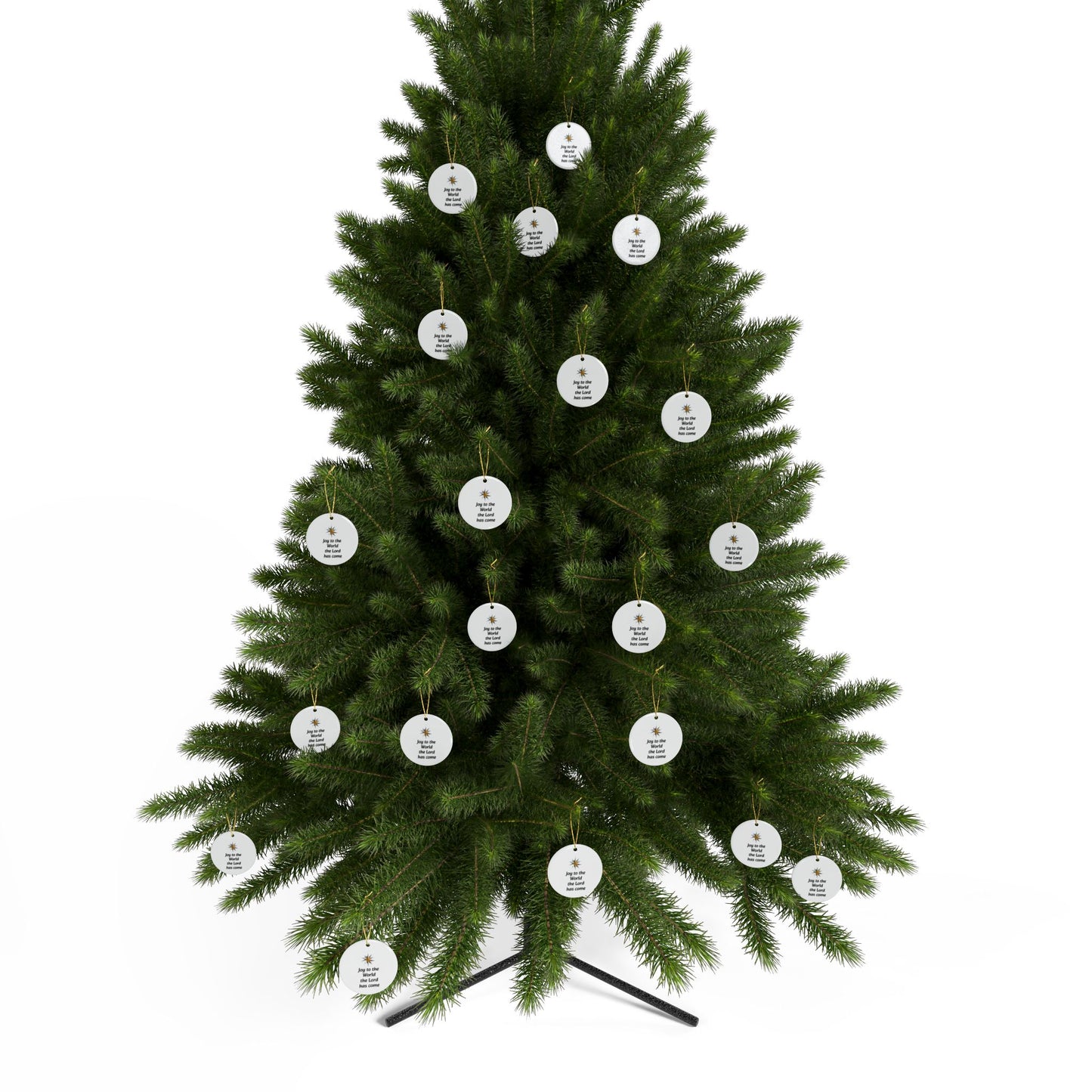 Joy to the World Ceramic Ornaments (1pcs, 5pcs, 10pcs, 20pcs)